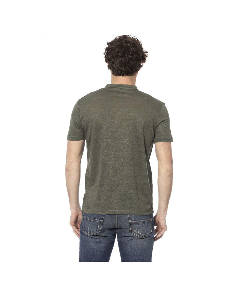 Distretto12 Men's Army Linen T - Shirt - XL - NuSea