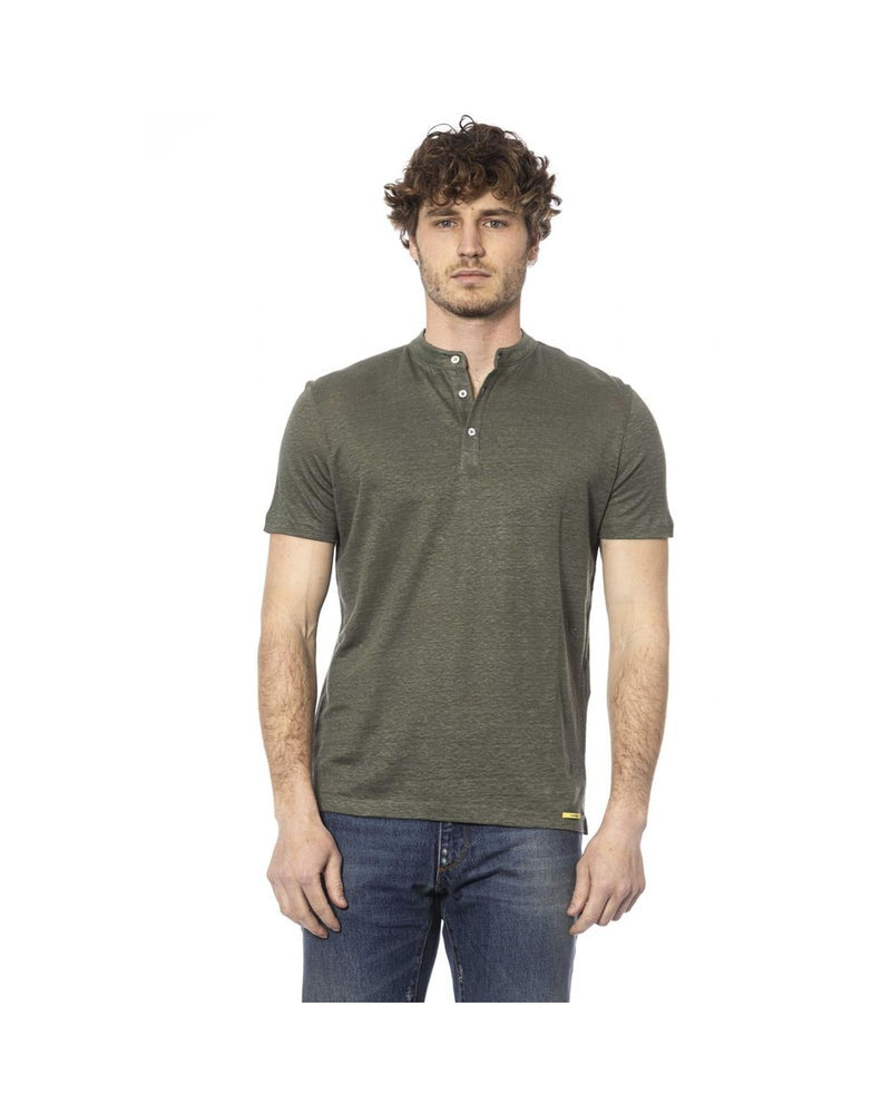 Distretto12 Men's Army Linen T - Shirt - XL - NuSea