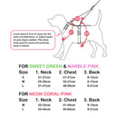 Dog Double - Lined Straps Harness and Lead Set Leash Adjustable L MARBLE PINK - NuSea