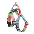 Dog Double - Lined Straps Harness and Lead Set Leash Adjustable L SWEET GREEN - NuSea