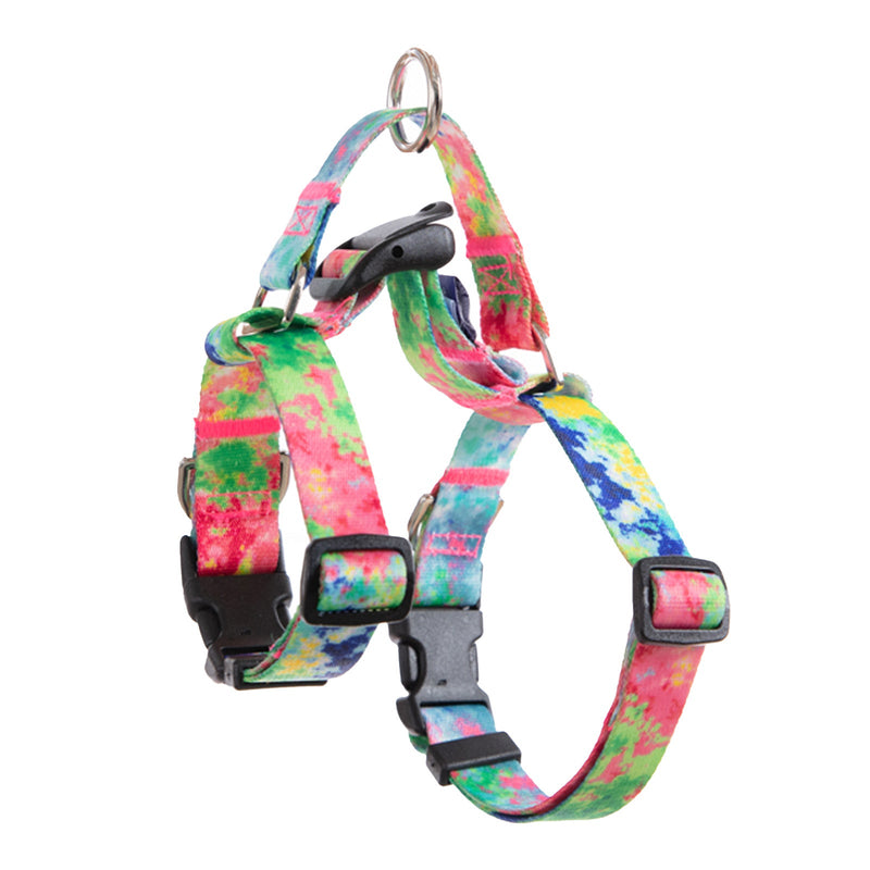 Dog Double - Lined Straps Harness and Lead Set Leash Adjustable L SWEET GREEN - NuSea