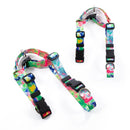 Dog Double - Lined Straps Harness and Lead Set Leash Adjustable M SWEET GREEN - NuSea
