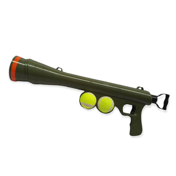 Dog Tennis Ball Launcher Gun - Pet Puppy Outdoors Exercise Fun Play - NuSea