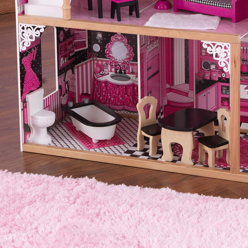 Dollhouse with Furniture for kids 120 x 83 x 40 cm (Model 6) - NuSea