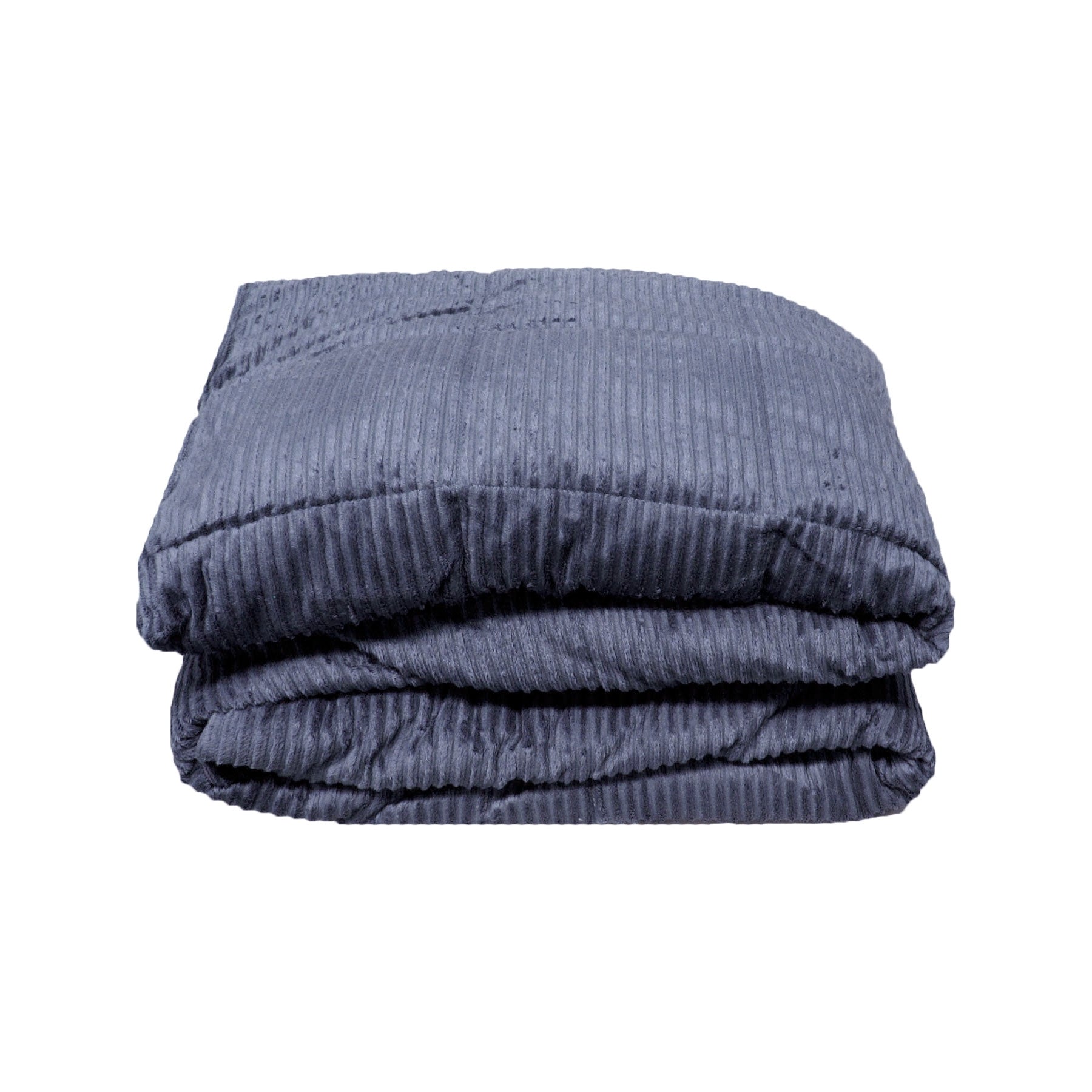 Down Alternative Super Soft Micro Plush Blanket Steel Blue Queen 220 x 240 cm - NuSea