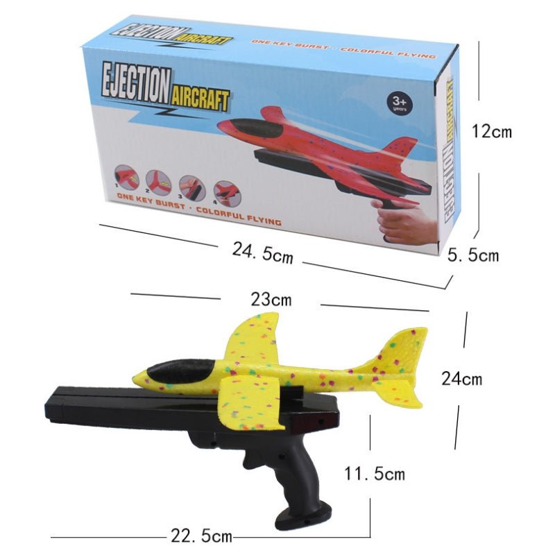 Ejection Foam Plane Toy Outdoor Sport with Light Safe for Children Birthday Gift - NuSea