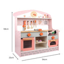 EKKIO Wooden Kitchen Playset for Kids (BBQ Kitchen Set) - NuSea