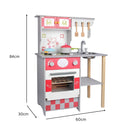 EKKIO Wooden Kitchen Playset for Kids (European Style Kitchen Set) - NuSea