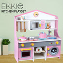 EKKIO Wooden Kitchen Playset for Kids (Japanese Style Kitchen Set, Violet) - NuSea