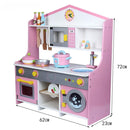 EKKIO Wooden Kitchen Playset for Kids (Japanese Style Kitchen Set, Violet) - NuSea