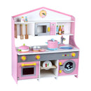 EKKIO Wooden Kitchen Playset for Kids (Japanese Style Kitchen Set, Violet) - NuSea