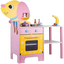 EKKIO Wooden Kitchen Playset for Kids (Puppy Shape Kitchen Set) - NuSea
