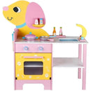 EKKIO Wooden Kitchen Playset for Kids (Puppy Shape Kitchen Set) - NuSea