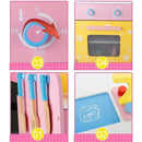 EKKIO Wooden Kitchen Playset for Kids (Puppy Shape Kitchen Set) - NuSea