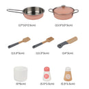 EKKIO Wooden Kitchen Playset for Kids (Refrigerator Kitchen Set) - NuSea