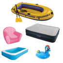 Electric Air Pump Inflator Deflator - 12V DC Car Lighter Plug Inflate Deflate - NuSea