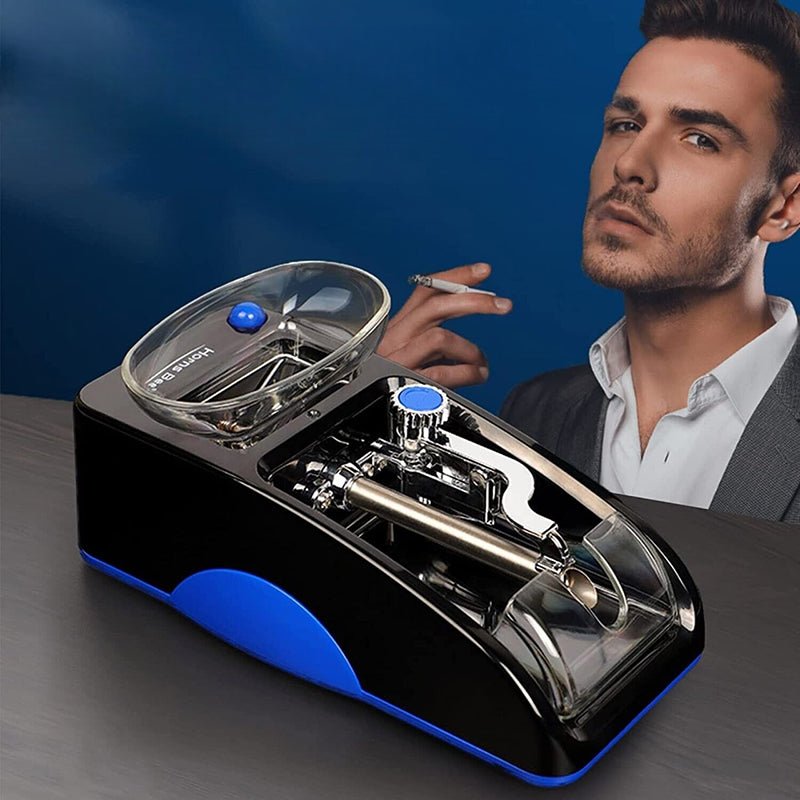Electric Automatic Cigarette Rolling Machine - Blue - NuSea