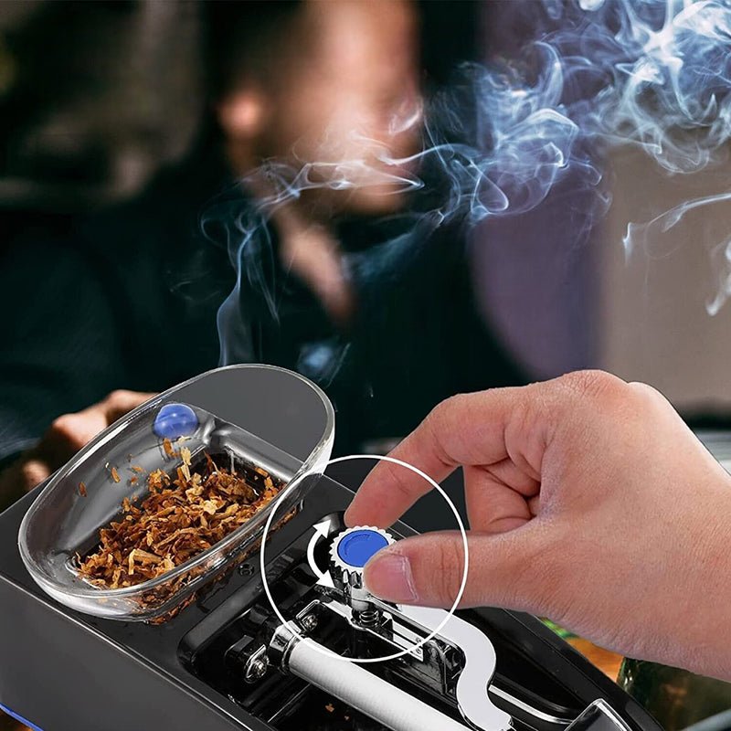 Electric Automatic Cigarette Rolling Machine - Blue - NuSea