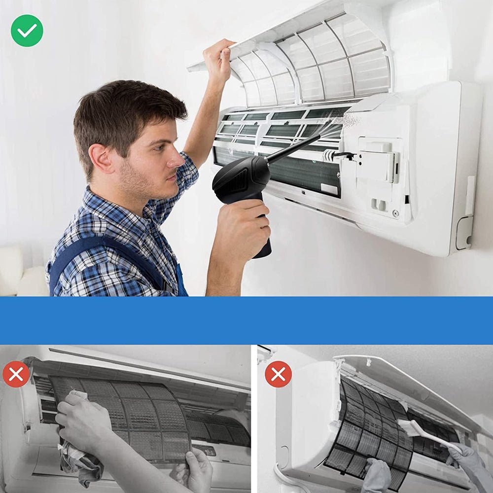 Electric Cordless Air Duster Dust Blower for Computer Keyboard - NuSea