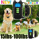 Electric Pet Dog Training Anti Bark Collar Sound Vibrate Auto Rechargeable NEW - NuSea