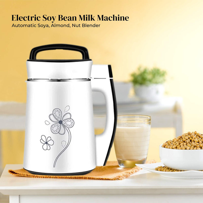 Electric Soy Bean Milk Maker Machine - Automatic Soya Almond Nut Blender - NuSea
