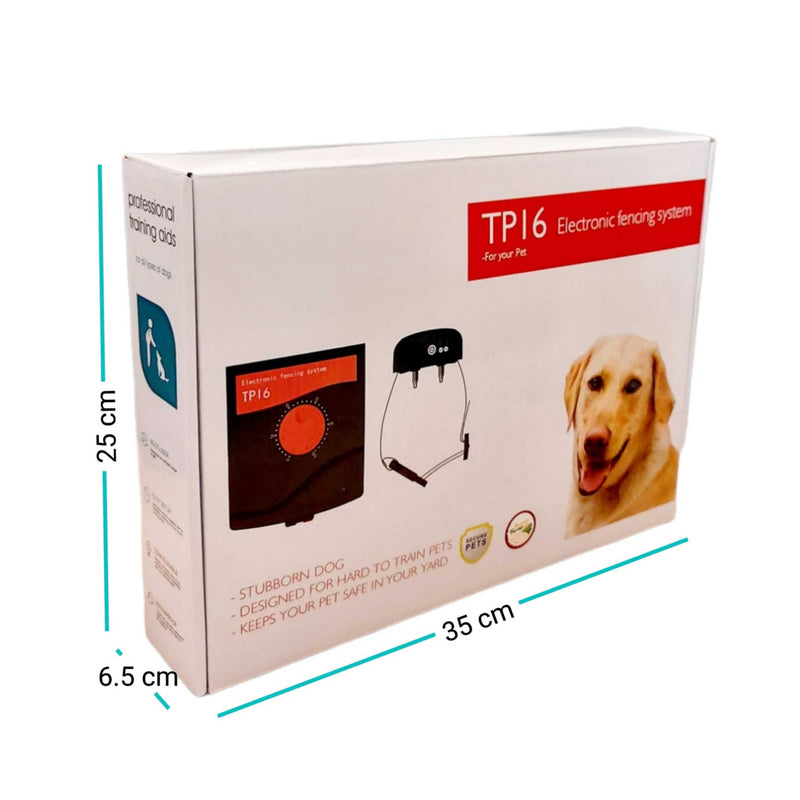 Electronic Dog Fence System - Invisible Electric Wireless TP16 Containment Collar - NuSea