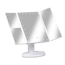 Embellir Makeup Mirror 1X2X3X Magnifying with 22 LED light Tri - fold Storage - NuSea