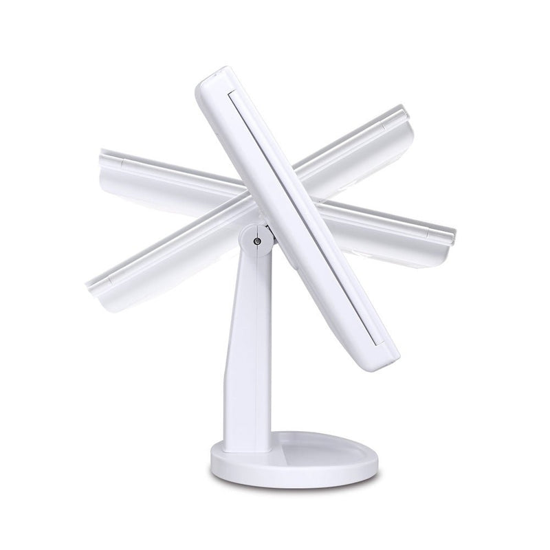 Embellir Makeup Mirror 1X2X3X Magnifying with 22 LED light Tri - fold Storage - NuSea