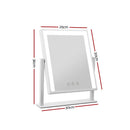 Embellir Makeup Mirror 25x30cm Hollywood Vanity with LED Light Rotation White - NuSea