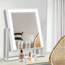 Embellir Makeup Mirror 25x30cm Hollywood Vanity with LED Light Rotation White - NuSea