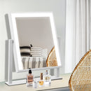 Embellir Makeup Mirror 25x30cm Hollywood Vanity with LED Light Rotation White - NuSea