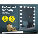 Embellir Makeup Mirror 43X61cm Hollywood with Light Vanity Dimmable Wall 15 LED - NuSea