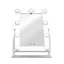 Embellir Makeup Mirror Hollywood with Light Round 360&deg; Rotation Tabletop 9 - NuSea