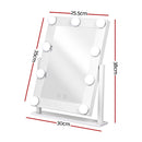 Embellir Makeup Mirror Hollywood with Light Round 360&deg; Rotation Tabletop 9 - NuSea