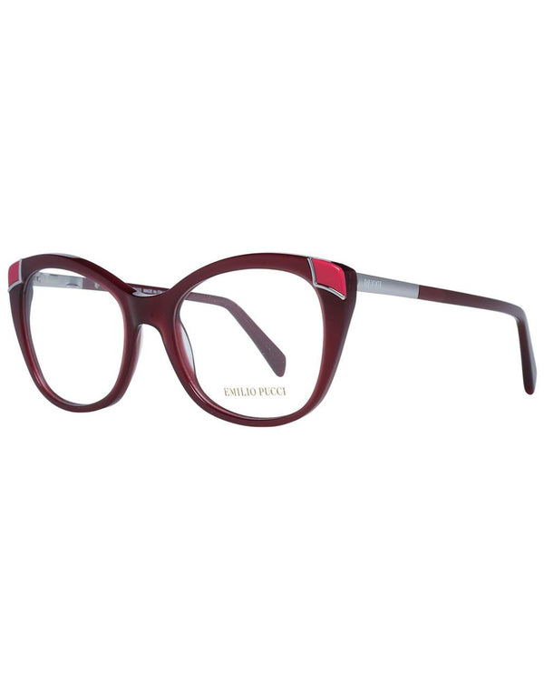 Emilio Pucci Women's Burgundy Optical Frames - One Size - NuSea