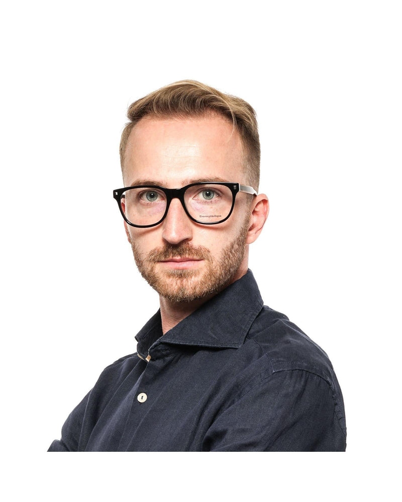 Ermenegildo Zegna Men's Black Optical Frames - One Size - NuSea