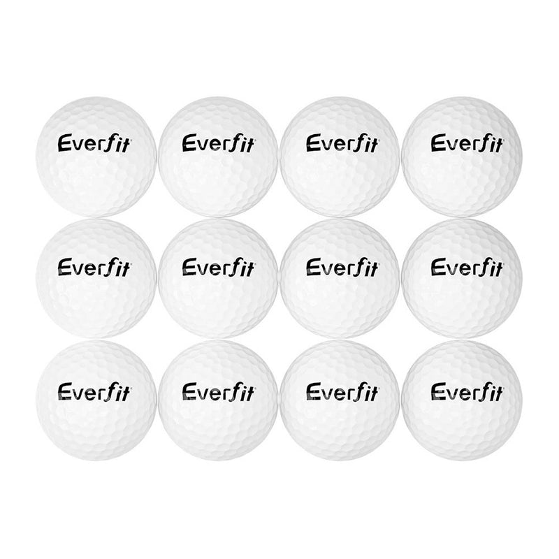 Everfit 12Pcs Golf Ball Set Reusable Distance Golf Balls Practice Training - NuSea