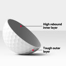 Everfit 12Pcs Golf Ball Set Reusable Distance Golf Balls Practice Training - NuSea