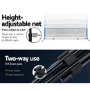 Everfit 4m Badminton Tennis Net Portable Volleyball Kit Adjustable Height - NuSea