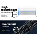 Everfit 4m Badminton Tennis Net Portable Volleyball Kit Adjustable Height - NuSea