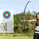Everfit 55lbs Bow Arrow Set Recurve Takedown Archery Hunting for Beginner Green - NuSea
