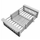 Expandable Dish Drying Rack Telescopic Retractable Over the Sink Strainer - NuSea