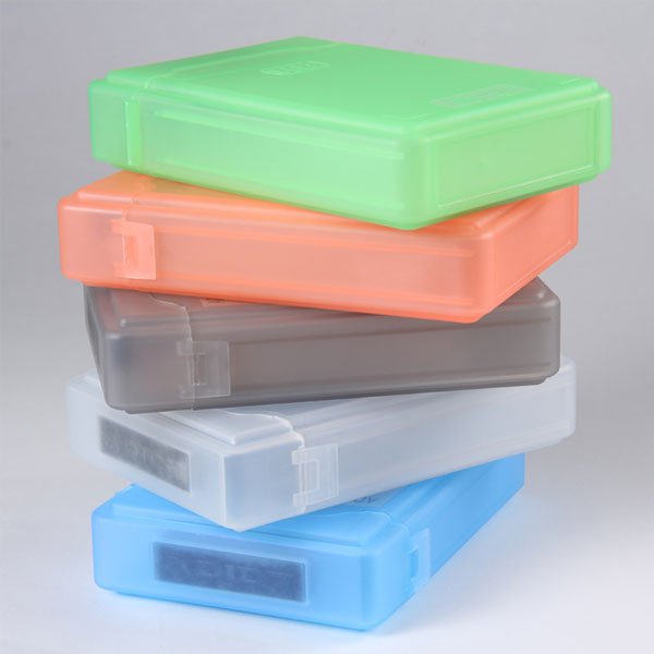 External 3.5" IDE SATA HDD Anti - Static hdd storage Box (Clear) - NuSea