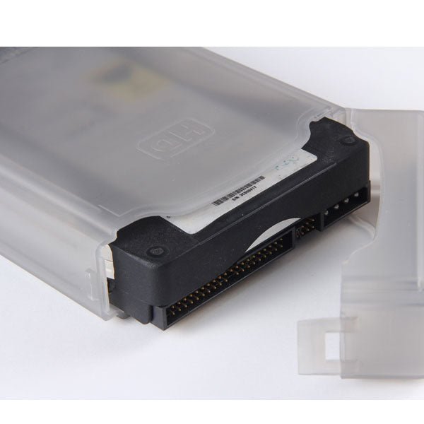External 3.5" IDE SATA HDD Anti - Static hdd storage Box (Clear) - NuSea