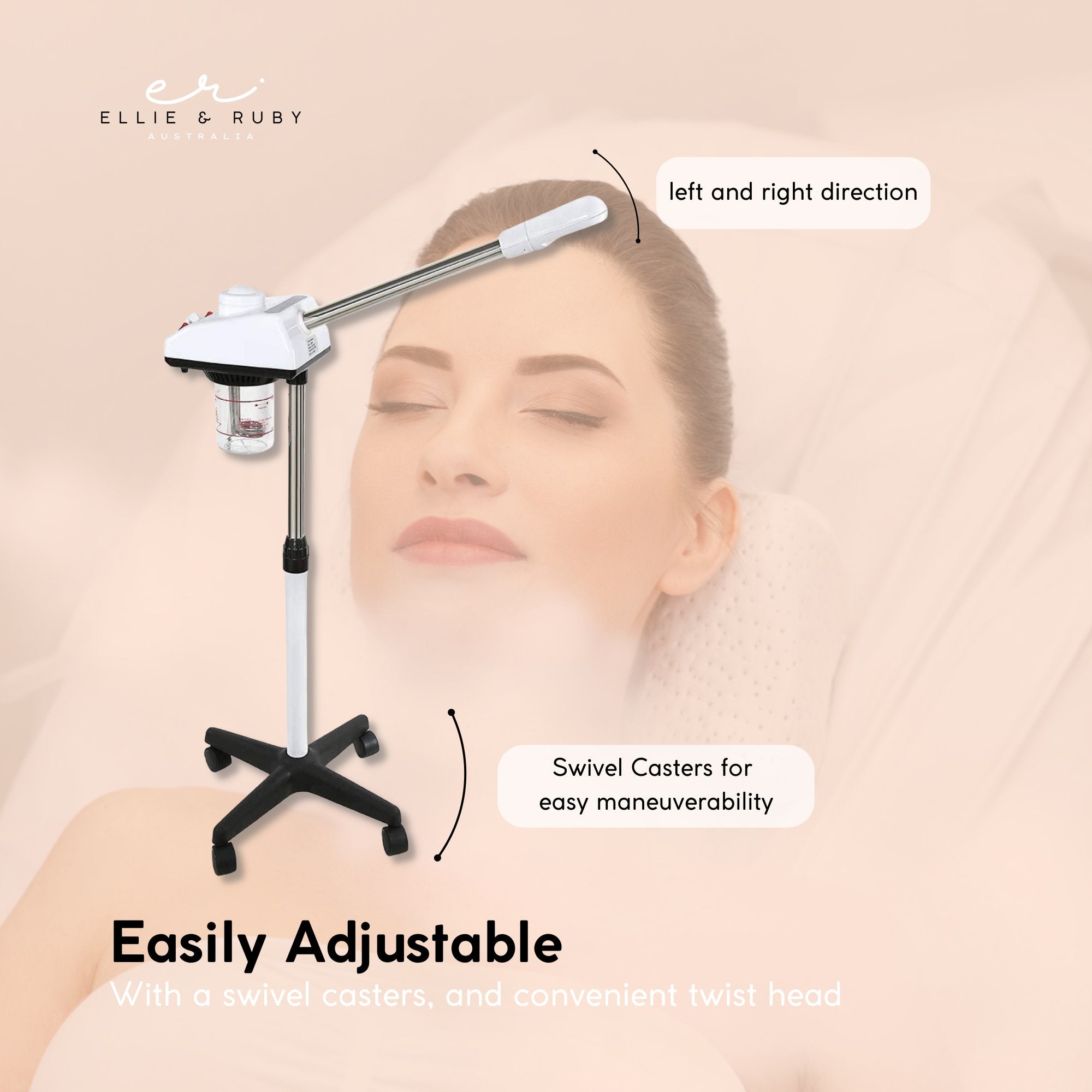 Facial Steamer Professional Ozone Face Sauna Spa Deep Skin Cleansing Hot Steam - NuSea