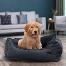 FEANDREA 70cm Dog Sofa Bed with Removable Washable Cover Dark Grey - NuSea