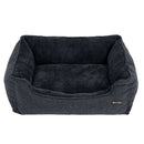 FEANDREA 70cm Dog Sofa Bed with Removable Washable Cover Dark Grey - NuSea