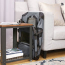 FEANDREA Dog Kennel Transport Box Folding Fabric Pet Carrier 60cm Grey - NuSea