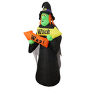 Festiss 2.4m Witch Way Halloween Inflatable with LED - NuSea