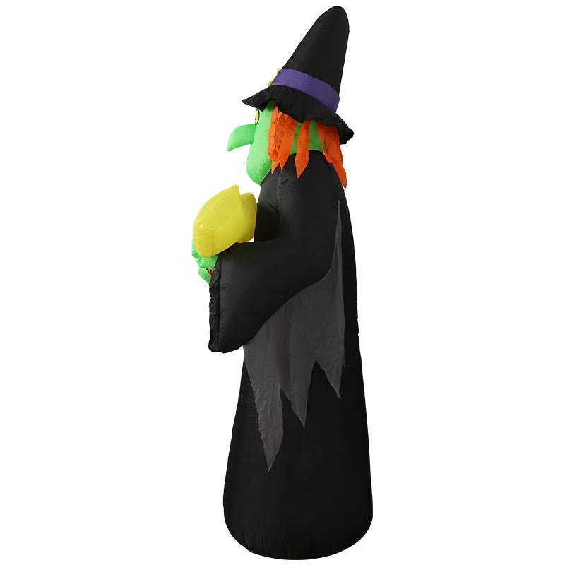 Festiss 2.4m Witch Way Halloween Inflatable with LED - NuSea